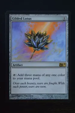 Magic The Gathering MTG GILDED LOTUS Magic 2013 LP Lightly Played - Image 1