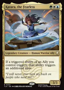Avatar: The Last Airbender Magic: The Gathering Katara, the Fearless NM/M - Image 1