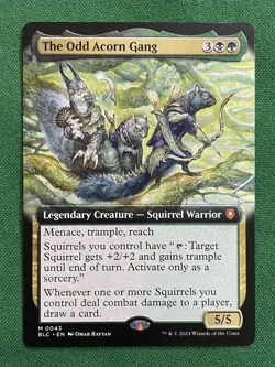 The Odd Acorn Gang (Extended Art) M Commander: Bloomburrow 43 NM - Image 1