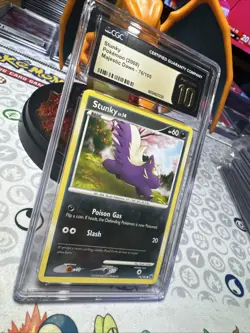 Stunky 76/100 - CGC Pristine 10 - Masjestic Dawn - Pokemon TCG 2008 Vintage - Image 2