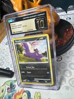 Stunky 76/100 - CGC Pristine 10 - Masjestic Dawn - Pokemon TCG 2008 Vintage - Image 3