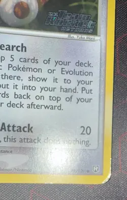 Sentret 75/109 EX Team Rocket Returns Stamped Reverse Holo Pokemon TCG Card MP - Image 2