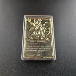 Pokemon MEWTWO 23k Gold Plated Trading Card 1999 Burger King - Image 4