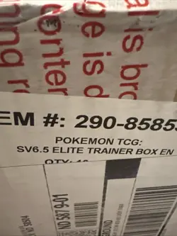 SEALED CASE Of TEN! Pokemon TCG Shrouded Fable SV 6.5 Elite Trainer Box ETB New! - Image 1