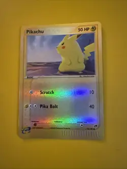 Pokemon - Pikachu 72/100 Reverse Holo Ex Sandstorm - Image 1