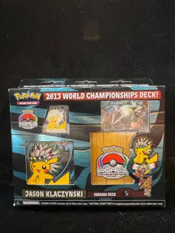 2013 Pokemon World Championships Deck Jason Klaczynski Sealed Box - Image 1