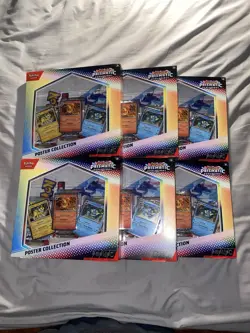 6x Prismatic Evolutions Poster Collection Lot of 6 Pokemon New/Sealed ✅ - Image 1