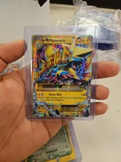 Mega M Manectric EX 120/119 Phantom Forces Secret Rare Holo Pokemon Card LP - Image 1