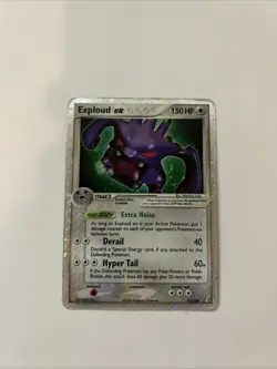 Exploud ex Ultra Rare Crystal Guardians 92/100 2006 Pokemon TCG Card - Image 1