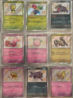 Pokemon TCG Lot of 27 Paldean Fates Ultra Rare Baby Shiny Cards NM - Image 3