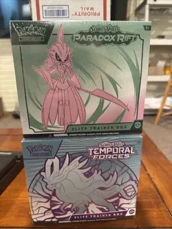 Pokemon Paradox Rift And Temporal Forces ETBs Sealed - Image 1