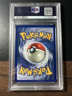 1999 Pokemon Fossil 1st Edition Tentacool PSA 8 NM 56/62 - Image 2