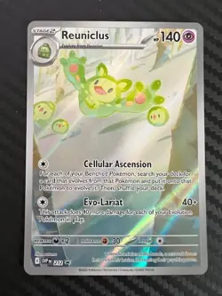 Pokemon TCG Reuniclus 212 Sv: Scarlet & Violet Promo Cards Holo NM - Image 1