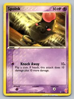 Pokemon TCG Emerald Spoink 65/106 - Image 1