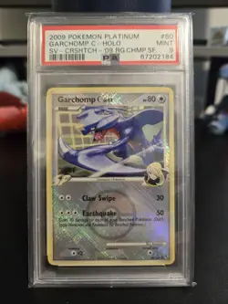 PSA 9 2009 Pokemon Garchomp C Regional Championship Staff Card 60/147 Pop 30 - Image 1