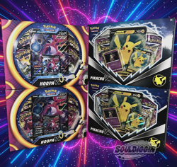 Pokemon TCG: 2x Hoopa V Box & 2x Pokemon Pikachu V box / Sealed / Ships Today - Image 1