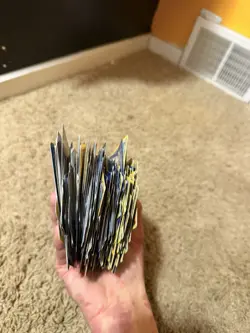 400+ Pokemon Cards -WITH Pokemon Tin Container, Binder, and Card Sleeves - Holos - Image 2