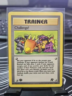 Pokemon -Challenge!- Team Rocket 74/82 1st Edition Uncommon (LP) WOTC - Image 1