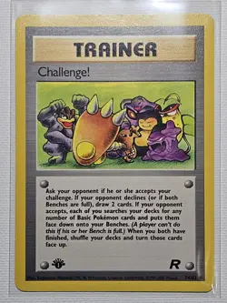 Pokemon -Challenge!- Team Rocket 74/82 1st Edition Uncommon (LP) WOTC - Image 3
