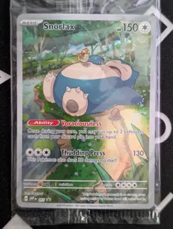 Snorlax SVP051 Promo Sealed Pokemon TCG Scarlet & Violet 151 Illustration Rare - Image 1