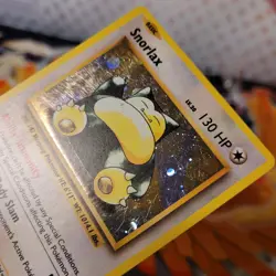 Snorlax XY179 XY Black Star Promo HOLO Pokemon Card - LP - Image 4