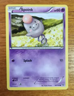 Spoink Pokemon Card, XY Set 49/146 - Image 1
