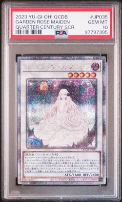 2021 Yu-Gi-Oh! 1st Ed. EN113 Garden Rose Maiden Legendary Duelists S2 PSA 10 - Image 1