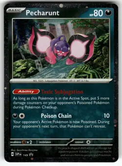 Pecharunt 149 SV: Scarlet & Violet Promo Cards NM Pokemon Card TCG - Image 1