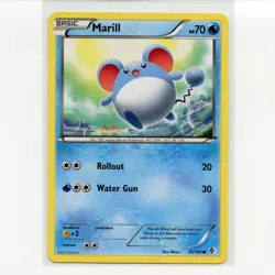 Pokemon TCG Marill 36/149 BW Boundaries Crossed Regular Common Card EN-MP 2012 - Image 1