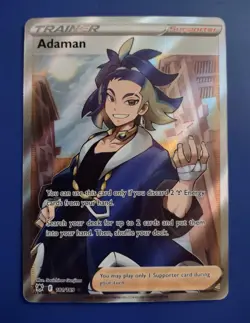 Adaman (Full Art) 181/189 Trainer - Astral Radiance Set - Holo NM Pokemon Card - Image 1