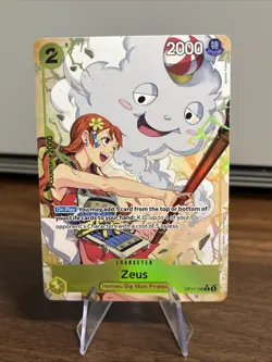 Zeus OP11-106 Nami Alternate Art One Piece Card English A Fist of Divine Speed - Image 1