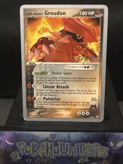 Pokemon Card Team Magma's Groudon 9/95 World Championships 2004 Near Mint - Image 1