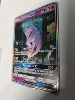 Pokemon Mewtwo GX TCG Shining Legends Holo Card 78/73 Secret Rare - Image 4