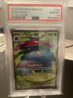 PSA 10 Venusaur ex 182/165 MEW EN-151 Ultra Rare Pokemon Card ?? - Image 1