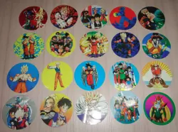 Vintage! complete 20 Dragon Ball Sticker Card Thailand Maggi Official Promo 1994 - Image 2