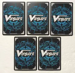 Lot of 5 Japanese Cardfight!! Vanguard RR Card Set - Image 2