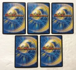 Lot of 5 Japanese Duel Masters Trading Card Game VR Card Set - Image 2