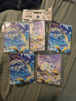 Pokemon TCG Mini Portfolio Binder Silver Tempest NO CARDS Holds 60- lot of 5. - Image 1
