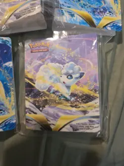 Pokemon TCG Mini Portfolio Binder Silver Tempest NO CARDS Holds 60- lot of 5. - Image 3