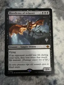 MTG Bloodletter of Aclazotz the Lost Caverns of Ixalan Mythic Rare Card 0092 (2) - Image 3