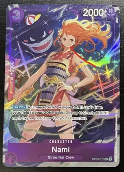 Nami Premium Card Collection Best Selection Vol. 4 OP09-070 One Piece GengarNami - Image 1