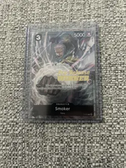 Smoker (Pre-Release) [Winner] P-025 One Piece Promotion Cards Foil - Image 1