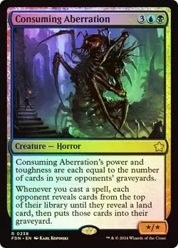 1x Foil Consuming Aberration - Foundations Rare - MTG NM EDH Magic - MTG_Dom - Image 1