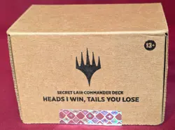 MTG Secret Lair Commander - Heads I Win, Tails You Lose - Sealed Coin Flip Deck - Image 1