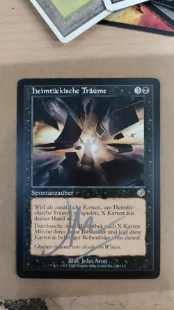 Insidious Dreams - Torment MTG Signed by John Avon German - Image 1