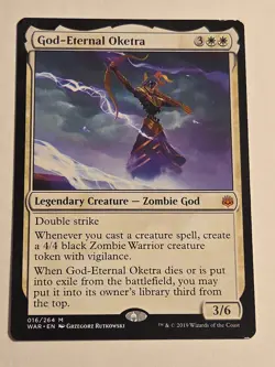 God-Eternal Oketra X1 WAR MTG War of the Spark MP - Image 1