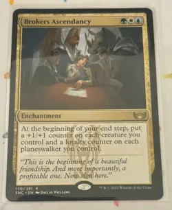 MTG Brokers Ascendancy - Enchantment - Rare 170/281 - Streets of New Capenna - Image 1