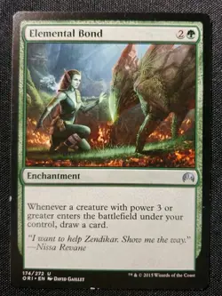 Elemental Bond 139 Magic Origins LP English 401 Magic The Gathering MTG TCG See - Image 1