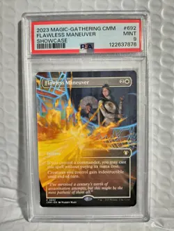 2023 Magic-Gathering CMM Flawless Maneuver Showcase #692 PSA 9 - Image 1