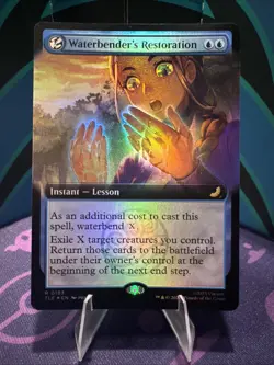 Waterbender's Restoration (Extended Art) 0183 Avatar: The Last Airbender TLE NM - Image 1